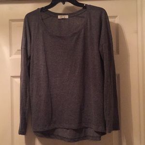 Forever 21 grey high low sweater